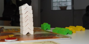 Mein Gegenspieler hat einen Balkon erreicht.