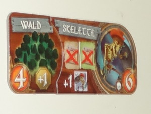 Waldskelette. Gestern traf ich eins beim Einkaufen.