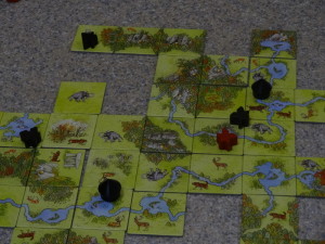 Der Jäger da oben wird mir noch bis zum Spielende Kopfzerbrechen bereiten.