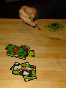 Eine Karte fliegt...