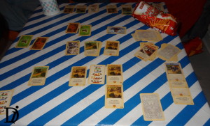 Das Spiel nähert sich dem Ende. Schon jetzt ist der Punkteunterschied sichtbar.